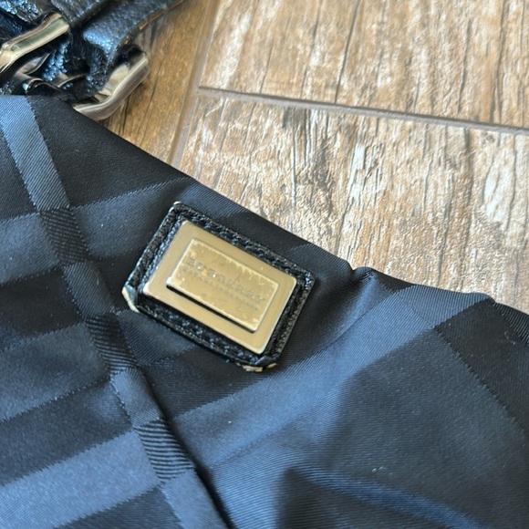 Burberry shoulder tote crossbody bag black slouch bag needs TLC Project - Picture 4 of 11
